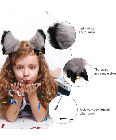 Healvian Fur Fox Cat Ear Headband Cat Ear Headband Party Hair Ears Headband Halloween Headbands Animal Ears Hair Accessories Animals Ears Headband for Cosplay Halloween Christmas Party Costume - Buy Online on GoSupps.com