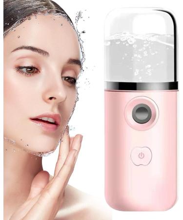 Nano Mister for Lash Extensions - Hydrating Handy Handheld Nano Facial Mist Sprayer | Face Facial Sprayer for Skin Care Refreshing Revitalizing & Soothing - Face Steamer for Daily Use Rowces Pink - Buy Online on GoSupps.com