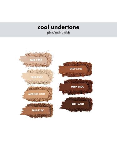 e.l.f. Camo Powder Foundation Deep 560 C 8g - Primer-Infused Lightweight Formula for Medium-to-Full Coverage and Long-Lasting Wear - Buy Online on GoSupps.com