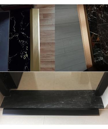 Floor Transition Strip Walkers Entry Ramp Smooth Aluminum Wood to Tile Transition Strip Carpet to Laminate Threshold/Edge Reducer for 0.8-4cm Height Difference Floor (Color : Style6) - Buy Online on GoSupps.com