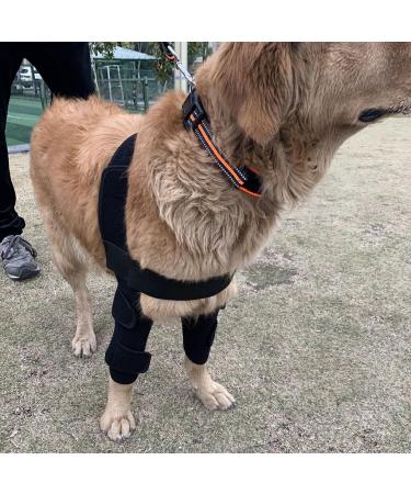 SUDNJIALQ Dog Shoulder Protector Durable And Safe Convenient Polyester Dog Elbow Protector Brace Protector Black L L Black - Buy Online on GoSupps.com