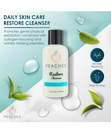 Vegan Face Cleanser 5.5 oz - Post-Workout Wash with Gotu Kola Lemongrass & Eucalyptus - International Shipping Available - Buy Online on GoSupps.com