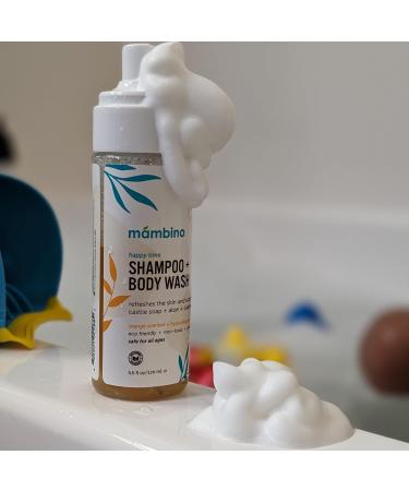 Mambino Organics Happy Time Bath Set - Vegan Shampoo Body Wash & Lotion | Cruelty-Free International Shipping - Buy Online on GoSupps.com