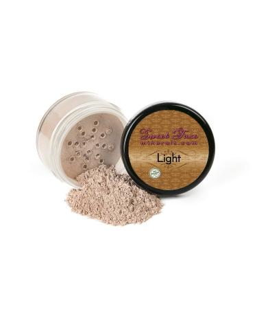 4pc Mineral Makeup Kit with Kabuki Brush - Full Coverage Concealer, Blush, Foundation, Powder in Beige - Buy Online on GoSupps.com