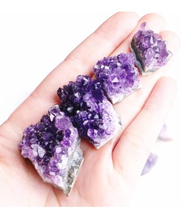 Natural Crystal Rough 100/200g Mini Natural Amethyst Cluster Geode Pendant Purple Quartz Raw Point SpecimenHome DecorStones (Color : 50g) (Color : 50g) - Buy Online on GoSupps.com