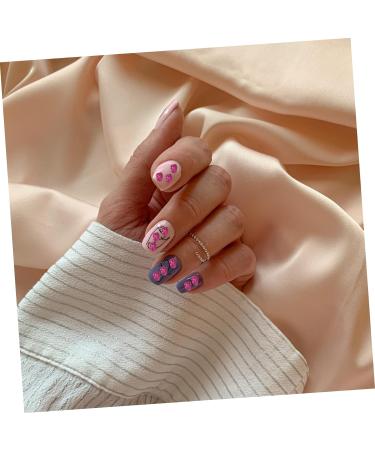 Healeved 1 Glass Chip Nail Art Jewels Nail Jewels Rhinestones Vintage Glass Nail Accessories DIY Fillers DIY Charm Fillers Nail Gems Resin Epoxy Glass Epoxy Fillers Nail Stickers Irregular 0.5X0.3cm Rosy - Buy Online on GoSupps.com