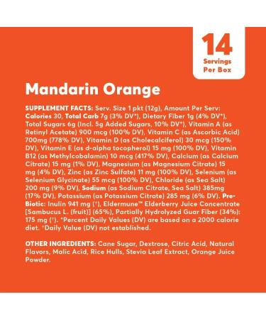 Nuun Immunity3 Electrolyte Powder - Elderberry Mandarin Orange with Vitamins, Zinc & Prebiotics - 14 Count - Buy Online on GoSupps.com