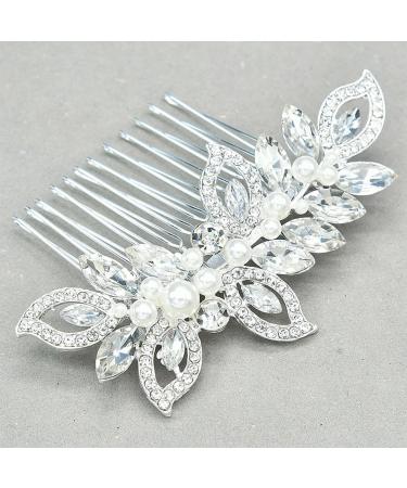 FRCOLOR Rhinestone Hair Comb 1pc Bridesmaid Hair Accessories Rhinestone Hair Accessories Womens Hair Clips Hair Accessories for Women Rhinestone Headpiece Tiara Bridal Hair Comb Wedding - Buy Online on GoSupps.com