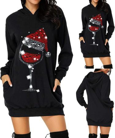 Stylish Christmas Dress & Hoodie for Women | Winter Party A-Line & Long-Sleeved Styles - Buy Online on GoSupps.com