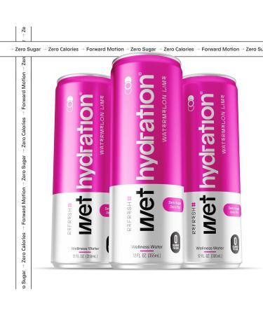 Buy Wet Hydration Electrolyte Drink - Sugar Free Gluten Free Watermelon Lemon Lime Flavor 12 Pack | Functional Hydration for International Shipping - Buy Online on GoSupps.com
