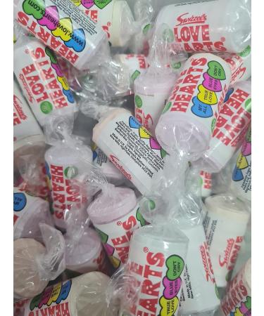 20 Mini Love Heart Sweets Wedding Valentines Parties Favours Sweet Rolls Swizzels - Buy Online on GoSupps.com