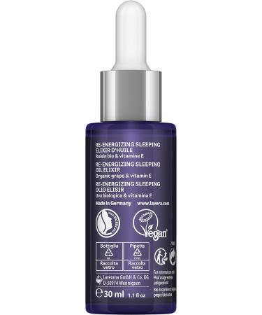 lavera Re-Energizing Sleeping Oil Elixir - natural cell renewal - revitalises skin texture - moisturising - vegan - natural cosmetics - 30 ml - Buy Online on GoSupps.com
