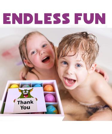 Dragon Surprise Bath Bombs for Kids - Organic Fizzies with Toy Inside | Gentle & Safe Bubble Bath Balls - Birthday Gifts for Boys & Girls | 12 Count - Buy Online on GoSupps.com