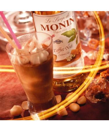 Monin Toffee Nut Coffee Syrup 70cl + Pump Set 2-Pack | Rich Toffee Coffee Flavor - Buy Online on GoSupps.com