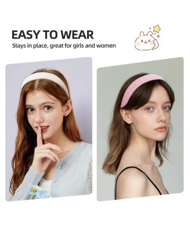 ZPRAMA 5 Pack Padded Headbands for Women - Non Slip Fashion Hair Bands - Buy Online on GoSupps.com