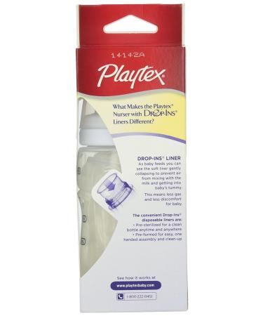 Playtex Premium Nurser 4 oz 1 ct - Best Quality Nursing Bottle for Baby - Buy Online on GoSupps.com