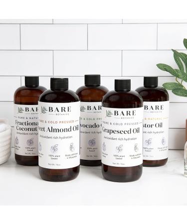 Bare Botanics Grapeseed Hair & Body Oil + Coconut Vanilla Body Brown Sugar Scrub - Buy Online on GoSupps.com