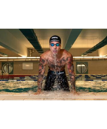 Arena Cobra Ultra Swipe Racing Swim Goggles - Mirror/Non-Mirror Lens, Anti-Fog, UV Protection - Blue/Silver Dual Strap - Men and Women - Buy Online on GoSupps.com