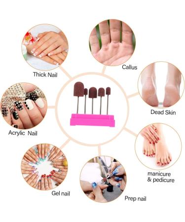BESPORTBLE 1 Set Nail Sand Ring Cap Nail Bit Nail Art Kit Nails Kit Set Professional Nail Drill Nail Drill Bit Set for Ceramic Nail Drill Bit Nail Salon Storage Box Nail Art Accessory Alloy 8x6cm Rosy - Buy Online on GoSupps.com