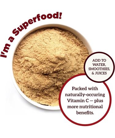 Organic Acerola Cherry Powder - Natural Vitamin C Complex - Plant Based Nutrition, 6 Ounce (Pack of 1) - Buy Online on GoSupps.com
