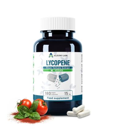 Lycop ne 15 mg 180 g lules v g taliennes | Extrait de tomate 200:1 quiv. 30 000 mg | Antioxydant soutien du c ur | Test en labo tiers | Certifi GMP