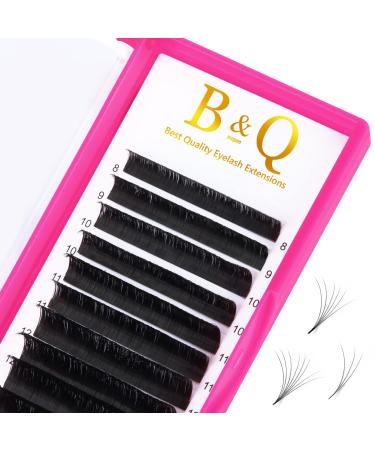 Easy Fan Lashes C-0.10-10-14Mix Easy Fan Russian Lashes Eyelash Extensions C CC D DD curl Self Fanning Lashes 8-20mm Flowering Blooming Volune Lash Extension(C-0.10 10-14 Mix) 10-14 MIX C-0.10