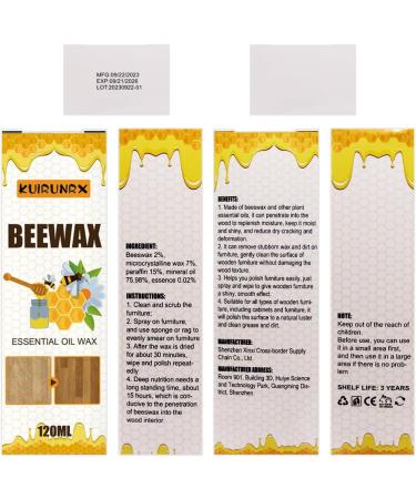 Natural Beeswax Spray Cleaner | Molecularized Furniture Wax for Cabinets & Floors - Buy Online on GoSupps.com