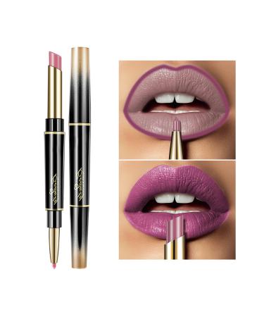 Long-lasting Lip Liner Matte Lip Pencil Waterproof Moisturizing Lipsticks Makeup Cosmetics (#02)