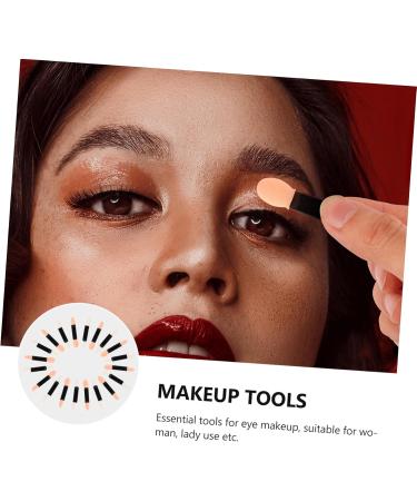 SKISUNO Eye Shadow Sponge Applicator 20pcs Small Eyeshadow Size Woman Lady Double-headed Makeup Female Disposable Brush for - Buy Online on GoSupps.com