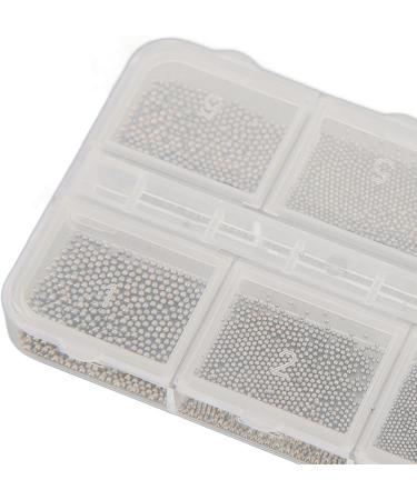 Nail Beads Professional Mini Nail Beads DIY Unique Elegant Decoration for Nail Salon (Carbon Black) - Buy Online on GoSupps.com