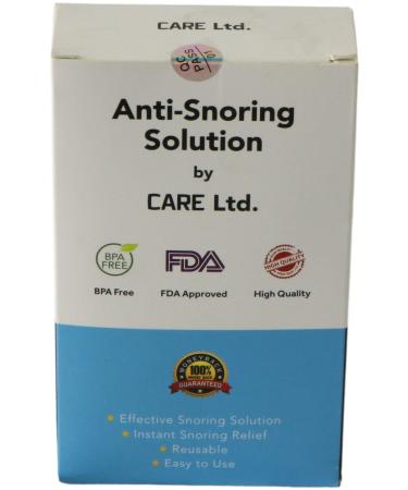 Care Ltd. 2-in-1 Anti-Snoring Solution Snore Reducing Aid CLD-ANTSNR-2N1 White