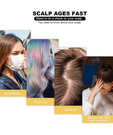 Skin Follicle Detector Portable Detachable WiFi Skin Diagnosis Hair Analyzer with APP Control and Adjustable LED Lights Support Manual Focus and Picture Video for Scalp Follicles - Buy Online on GoSupps.com