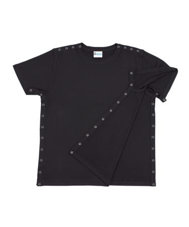 Shirt after the shoulder Men Women Unisex sizes XXL Black