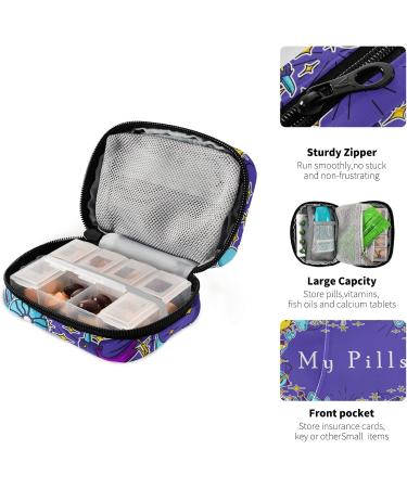 Shop Naanle Halloween My Pill Box | 7 Day Travel Organizer & Compact Vitamin Holder - Buy Online on GoSupps.com