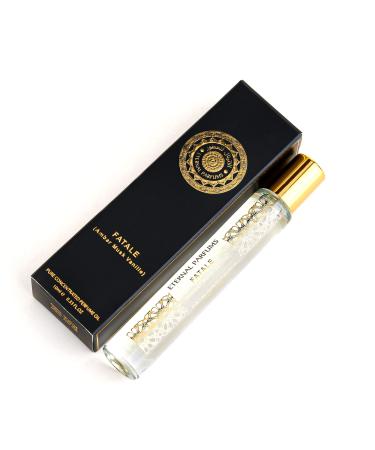 Vanilla Musk Perfume Oil Roll-On - Vanilla Fragrance Oil Roller (No Alcohol) Perfumes for Women and Men 10 ml / 0.34 fl O.z Fatale