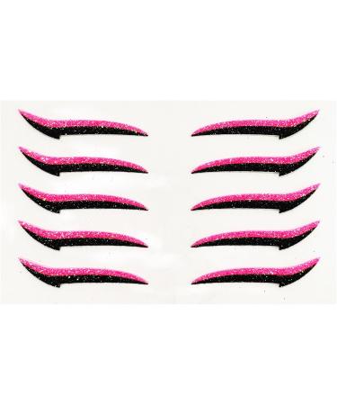 Autocollants Eyeliner Cils - Patch Maquillage Fard Paupi res | Adh sif Tenue Longue Bandes Pour Sorties Danse Voyage Sc ne M res Rose - Buy Online on GoSupps.com