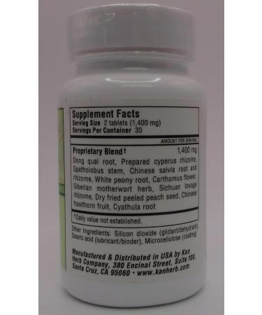 Kan Jade Woman Herbals Jade Moon Phase 1 Regulate 60 Tablets - Buy Online on GoSupps.com