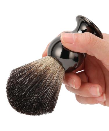 Ankroyu Men's Shaving Brush - Portable Stainless Steel Handle Beard & Facial Cleaning Tool - Perfect for Travel & Salon Use - Buy Online on GoSupps.com