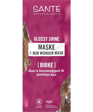 Sante Naturkosmetik Sante Natural Cosmetics Glossy Shine Wonder Mask Bag 1 Min