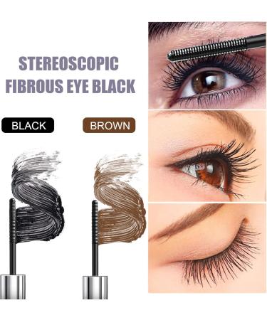 Curling eyelash wand mascara iron brush mascara waterproof makeup wand powerful metal small tube mascara washable ultra-slim metal mascara brushless mascara (Brown-1pc) - Buy Online on GoSupps.com