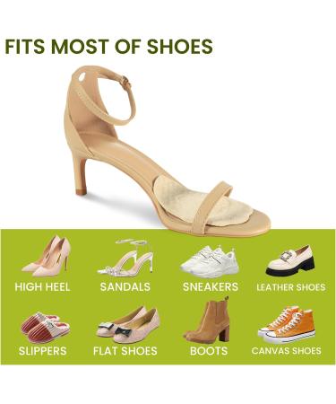 Buy Bukihome Metatarsal Pads for Women - 6 Pairs of Ball of Foot Cushions & Heel Inserts for Pain Relief - Clear & Beige - Best Comfort Solution - Buy Online on GoSupps.com