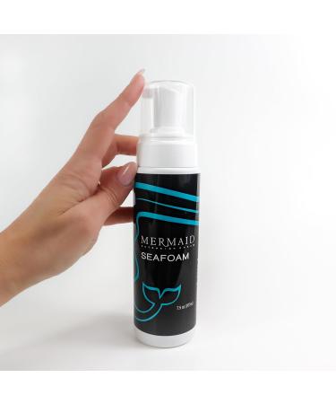 Mermaid SEAFOAM Mousse | Anti-Frizz Curl Mousse for All Hair Types | Oil-Free Styling Gel for Volume & Beach Waves - 7.5 oz - Buy Online on GoSupps.com