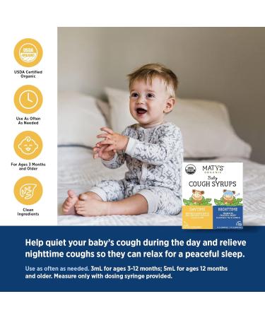 Maty's Baby Essentials Kit: Petroleum-Free Chest Rub, Diaper Rash Relief, USDA Cough Syrup - Clean Alternatives for Newborns - Buy Online on GoSupps.com