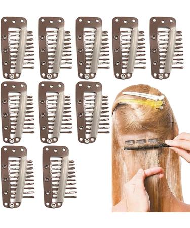 Chunni Dupatta Clip - 10 PCS Hair Extension Clips 10 Teeth Wig Snap Clips Chunni Grip Hair Clip Reusable Chunni Clips Strong Snap Hair Clips Portable Wig Clips Gifts - Buy Online on GoSupps.com