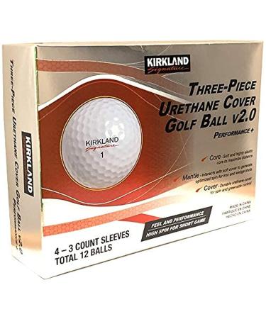 Kirkland Signature Three-Piece Urethane Cover 24 balls White