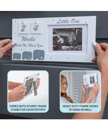 Baby First Scan Picture Frame - Ultrasound Image Frame Gifts for Expectant Mothers | Pregnancy Countdown Calendar - Buy Online on GoSupps.com