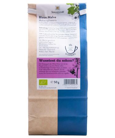 Buy Sonnentor Organic Cheeseweed Blue Mallow - 6 x 50g Loose Herbal Tea | International Shipping Available - Buy Online on GoSupps.com