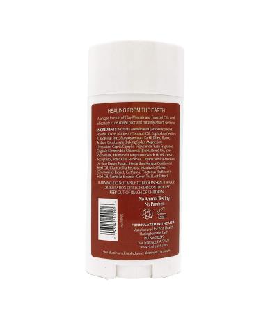 Zion Health Clay Deodorant Original Extra Strength Protection Bold 2.5 Oz - Long-Lasting Natural Odor Control - Buy Online on GoSupps.com