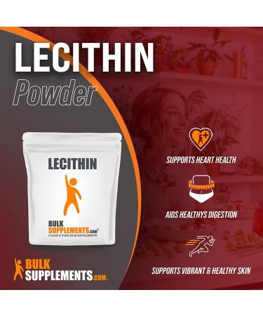 Lecithin Powder for Breastfeeding Support - Soy Lecithin Breastfeeding Supplement - 1kg (2.2 lbs) Powder - BulkSupplements.com - Buy Online on GoSupps.com