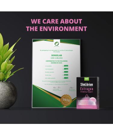 Estrogen Capsules - Chlorella Bladderwrack Iodine Rosemary Lemon Balm Extract - 120 Capsules - 60 Day Supply | SlimJOY SlimLibrium - Buy Online on GoSupps.com